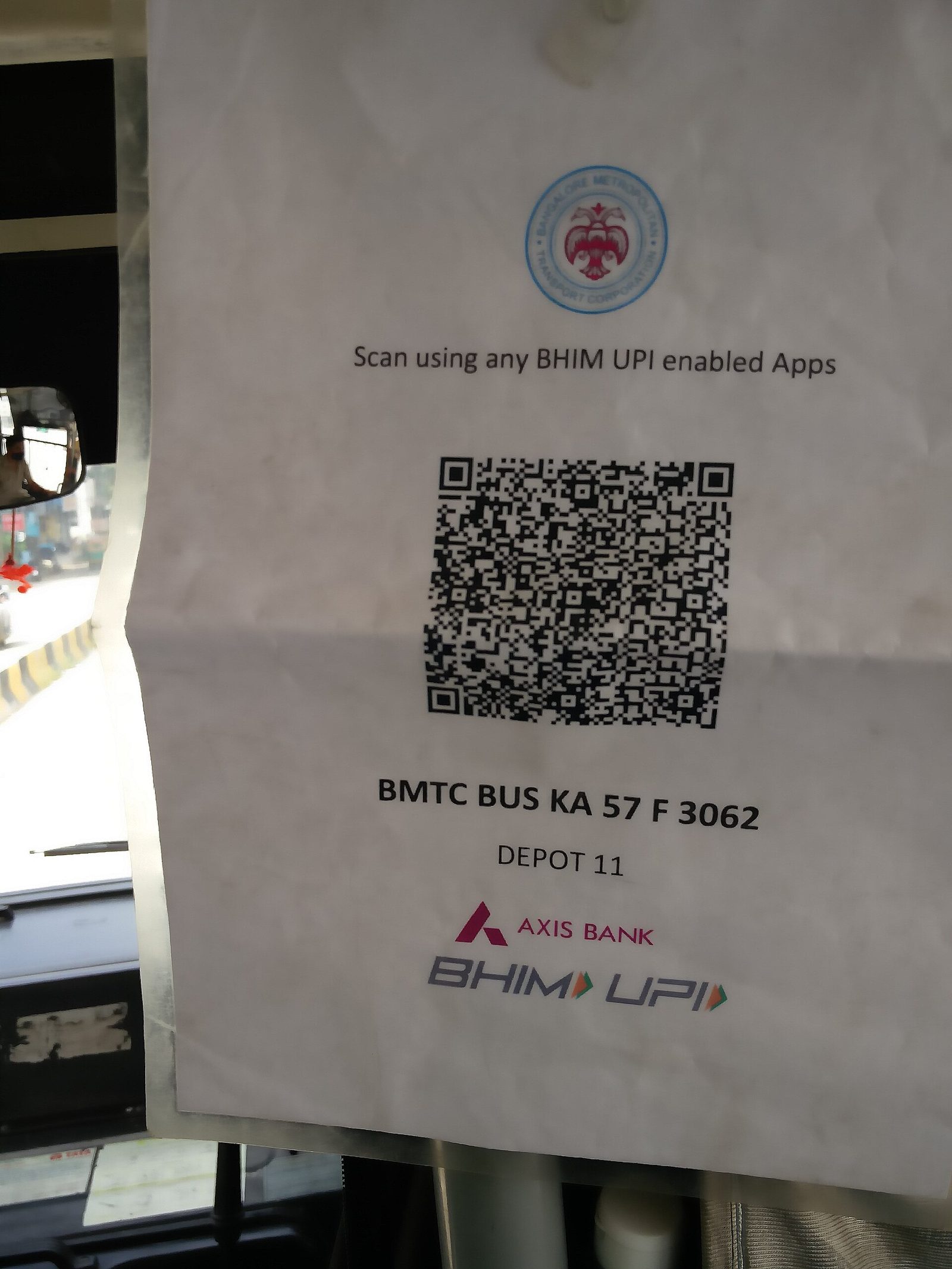 A QR-code payment scene