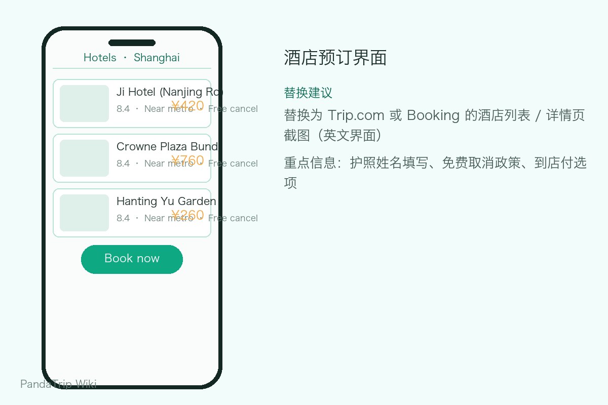 Hotel booking apps on a smartphone
